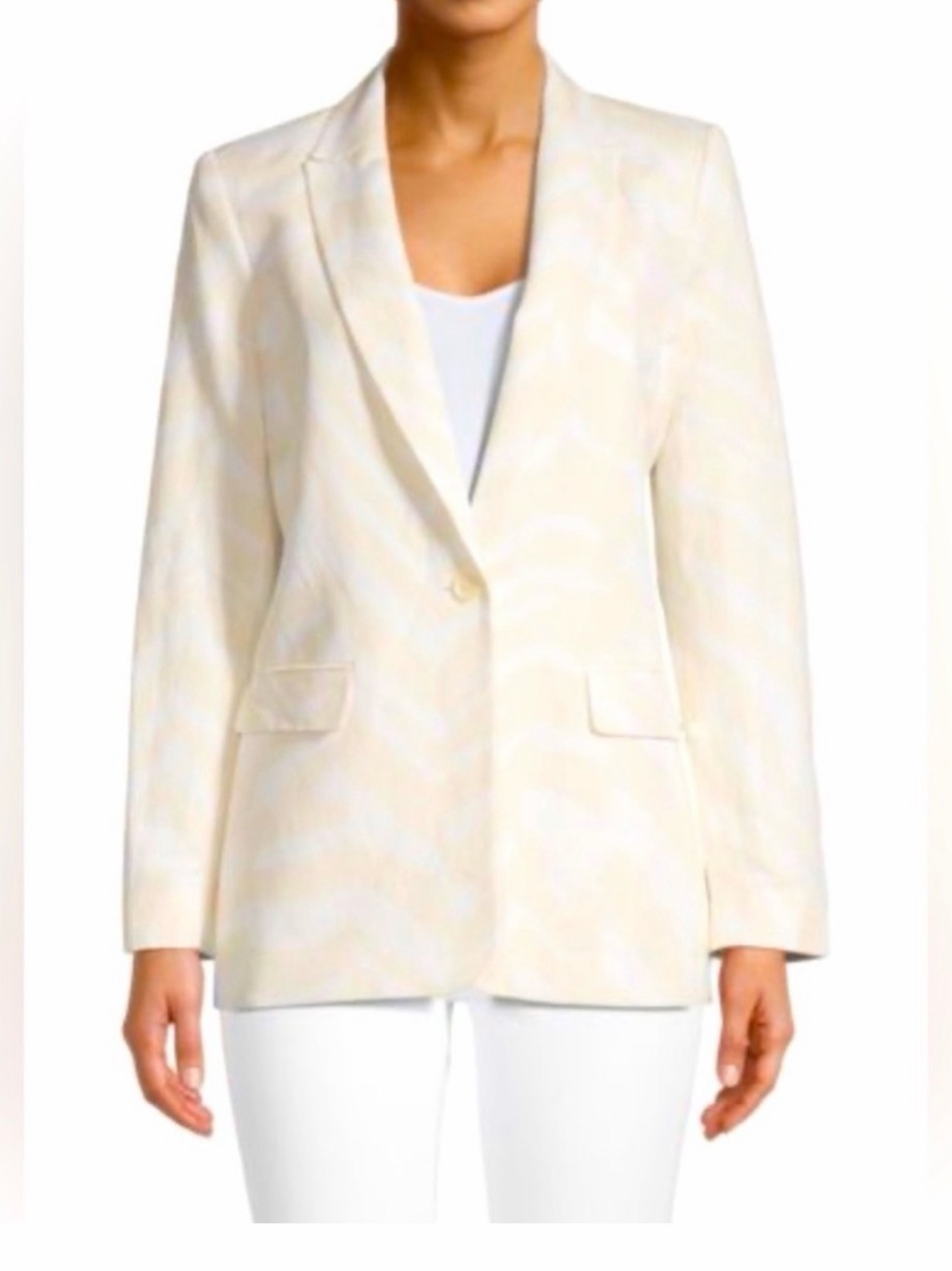 Calvin Klein Zebra-Print  Blazer , NWT , Size 12